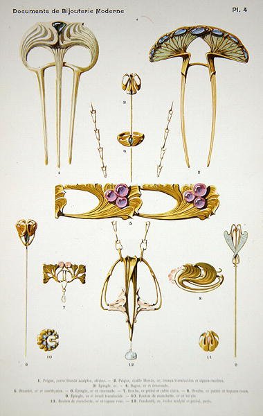 Jewellery designs, plate 4 from 