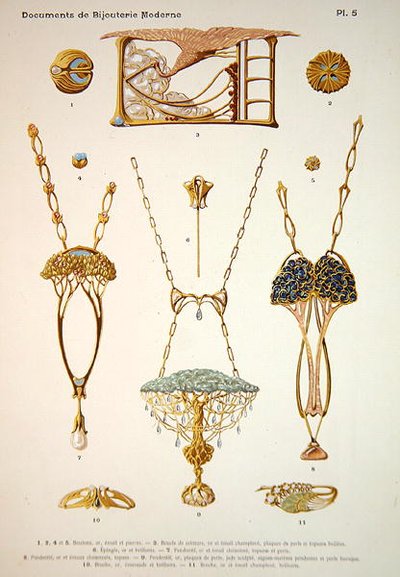 Jewellery designs, plate 5 from 