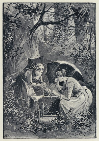 Illustration for Anna Karenina: The Storm in the Kolok Woods by Paul Frenzeny