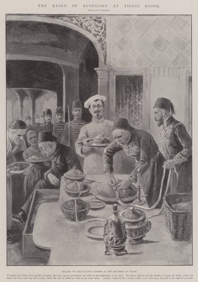 The Reign of Suspicion at Yildiz Kiosk by Paul Frenzeny