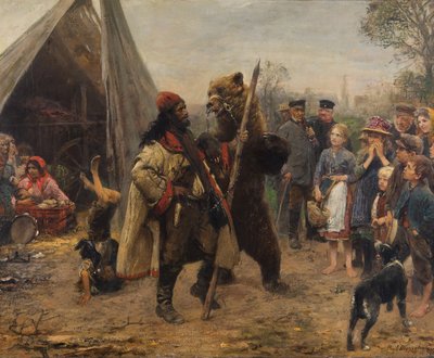 The Bear Leader by Paul Friedrich Meyerheim