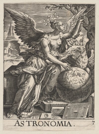 Plate 7: Astronomia, from The Seven Liberal Arts by Paul Fürst