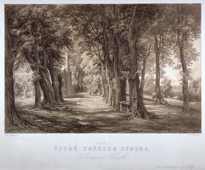 The Upper Terrace Avenue, Hampstead Heath, London by Paul Gauci