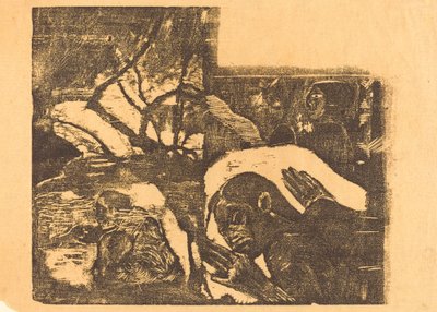 A Maori Woman in a Forest; Manao Tupapau (She is Haunted by a Spirit) by Paul Gauguin