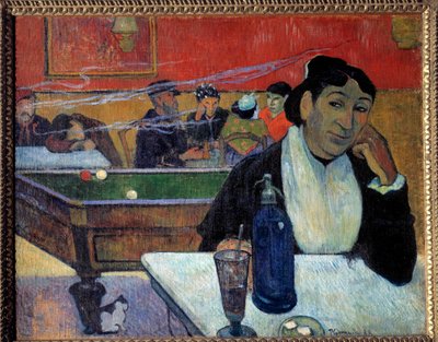 At the Cafe (Arles) by Paul Gauguin