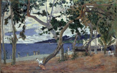 At the Seashore, Martinique by Paul Gauguin