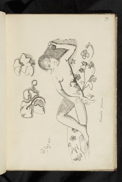 Before and After - Decorative Person by Paul Gauguin