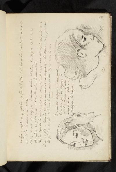 Before and After - text and two drawings of a girl