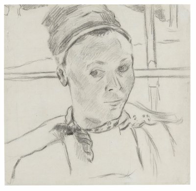 Bust of a Young Breton Woman (Possibly Marie Lagadu) by Paul Gauguin