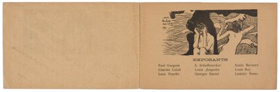 Catalogue of the Exhibition of Paintings by the Impressionist and Synthesist Group by Paul Gauguin