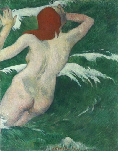 In the Waves or Undine by Paul Gauguin