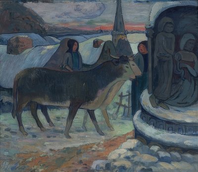 The Holy Night (The Blessing of the Oxen) by Paul Gauguin