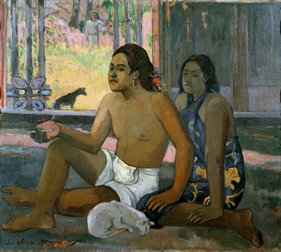 Eiaha Ohipa (Do Not Work. Tahitians in a Room) by Paul Gauguin