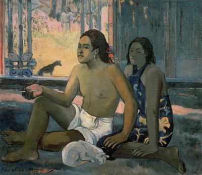 Eiaha Ohipa or Tahitians in a Room by Paul Gauguin