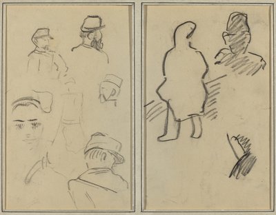 Five Studies of Soldiers and a Woman