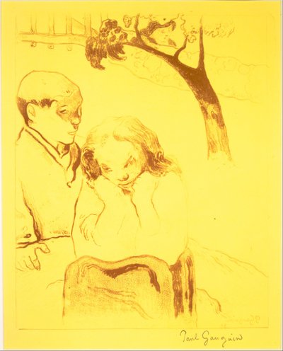 Human Misery, from the Volpini Suite: Dessins Lithographiques by Paul Gauguin