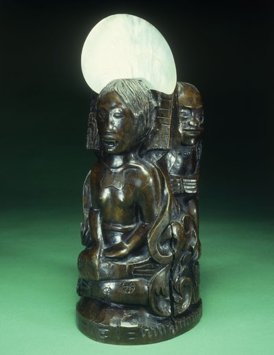 Idol with a Shell by Paul Gauguin
