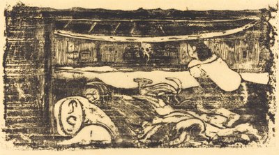 Interior of a Hut, in or after 1895 by Paul Gauguin