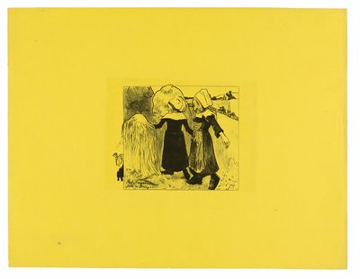 Joys of Brittany, from the Volpini Suite by Paul Gauguin