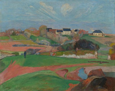 Landscape at Le Pouldu by Paul Gauguin