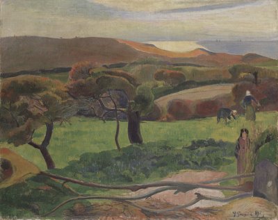 Landscape from Bretagne by Paul Gauguin