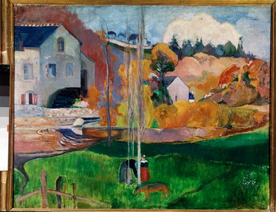 Landscape in Brittany, the Mill David by Paul Gauguin
