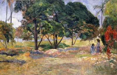 Landscape with Three Trees by Paul Gauguin