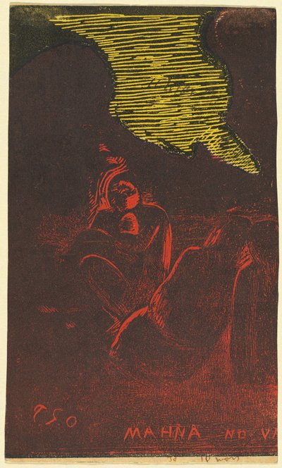 The Demon Speaks [verso] by Paul Gauguin
