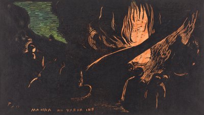 The Devil Speaks by Paul Gauguin