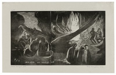 The Devil Speaks, from the Noa Noa Suite by Paul Gauguin