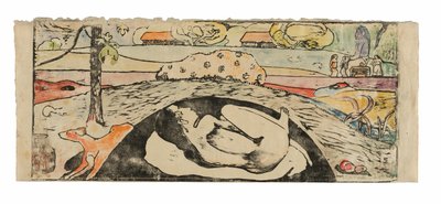 Manao Tupapau (She Thinks of the Ghost or The Ghost Thinks of Her) by Paul Gauguin