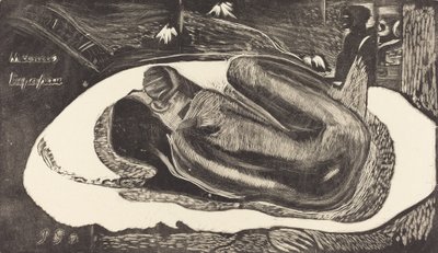She is Haunted by a Spirit by Paul Gauguin