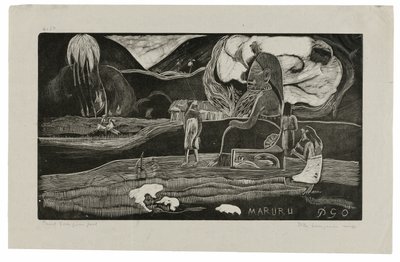 Maruru (Offerings of Gratitude), from the Noa Noa Suite by Paul Gauguin