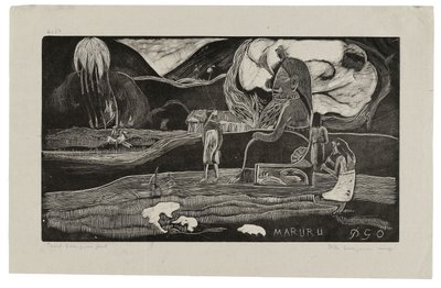 Offerings of Gratitude, from Noa Noa by Paul Gauguin