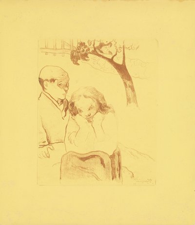 Human Miseries by Paul Gauguin