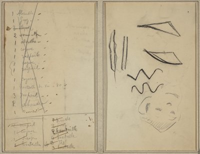Snow; Itinerary by Paul Gauguin