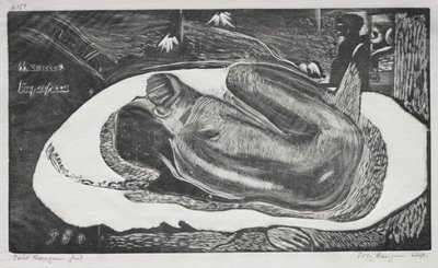 Noa Noa: Manao Tupapau Watched by the Spirits of the Dead by Paul Gauguin