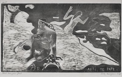 Noa Noa: Women at the River Auti Te Pape, 1893-94 by Paul Gauguin