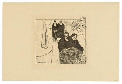 Old Women of Arles, from the Volpini Suite by Paul Gauguin
