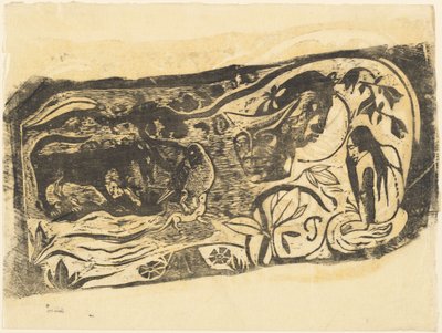 Plate with the Head of a Horned Devil by Paul Gauguin