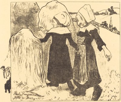 Pleasures of Brittany by Paul Gauguin