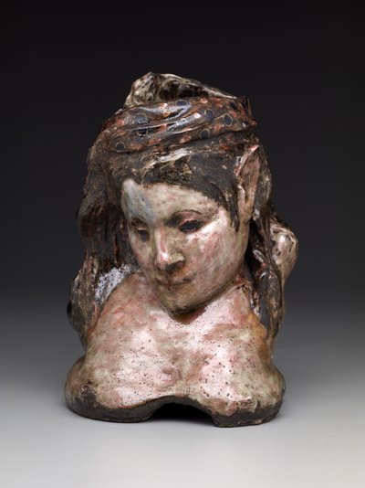 Portrait Vase of Mme. Schuffenecker (c.1889-90) by Paul Gauguin