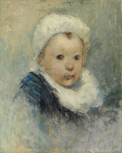 Portrait of a Child, Possibly Aline Gauguin by Paul Gauguin