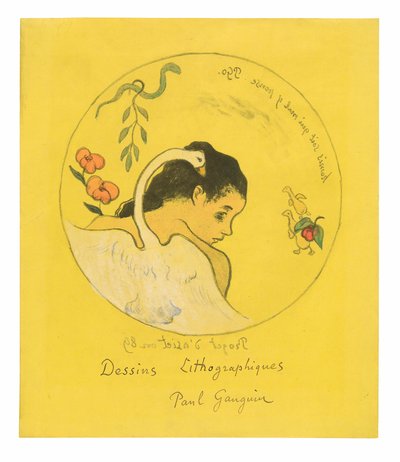 Design for a Plate (Leda), frontispiece from the Volpini Suite by Paul Gauguin