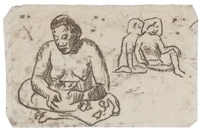Seated Female (related to the painting 