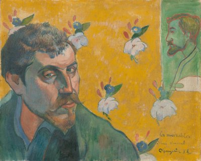 Self Portrait, Les Miserables (1888) by Paul Gauguin