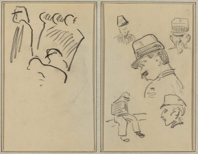 Soldiers; Four Soldiers and a Seated Figure (verso) by Paul Gauguin