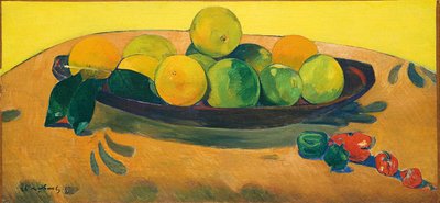 Still Life with Fruit and Peppers by Paul Gauguin