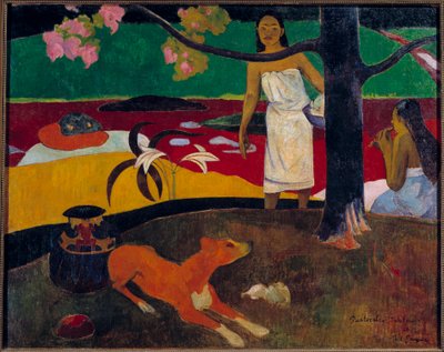 Tahitian Scene by Paul Gauguin