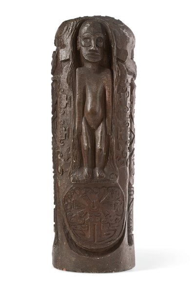 Tahitian Totem to Christ on the Cross, After 1894 by Paul Gauguin